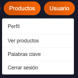 blog menu usuario de Marrake