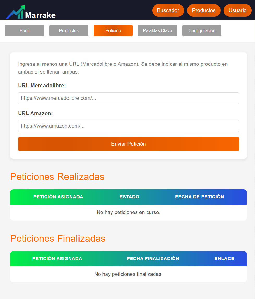 blog peticion usuario de Marrake